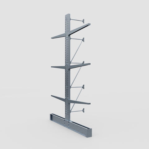 Cantilever Rack - Double Sided - Super Heavy Duty - Hot Dip Galvanized - Add-On Bay - Height 4877mm