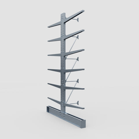 Cantilever Rack - Double Sided - Super Heavy Duty - Hot Dip Galvanized - Add-On Bay - Height 4877mm