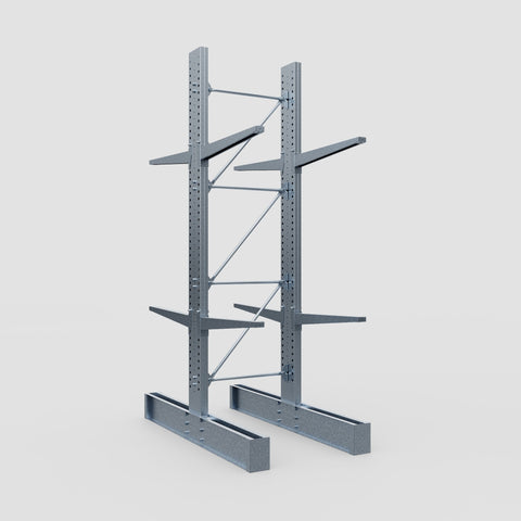 Cantilever Rack - Double Sided - Super Heavy Duty - Hot Dip Galvanized - Full Bay - Height 4267mm