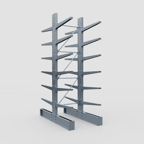 Cantilever Rack - Double Sided - Super Heavy Duty - Hot Dip Galvanized - Full Bay - Height 4267mm