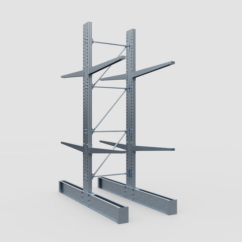 Cantilever Rack - Double Sided - Super Heavy Duty - Hot Dip Galvanized - Full Bay - Height 4267mm