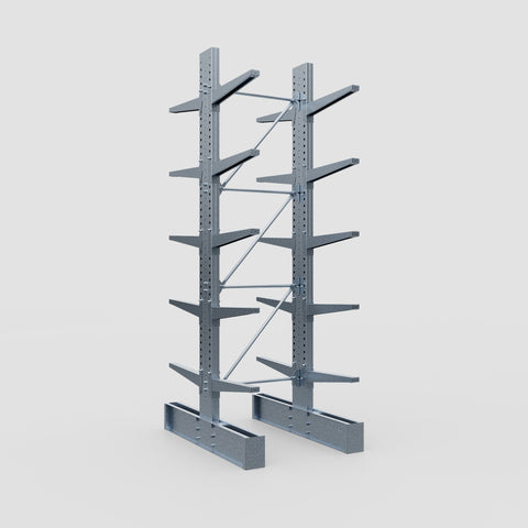 Cantilever Rack - Double Sided - Super Heavy Duty - Hot Dip Galvanized - Full Bay - Height 4267mm