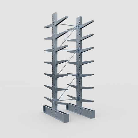 Cantilever Rack - Double Sided - Super Heavy Duty - Hot Dip Galvanized - Full Bay - Height 4267mm