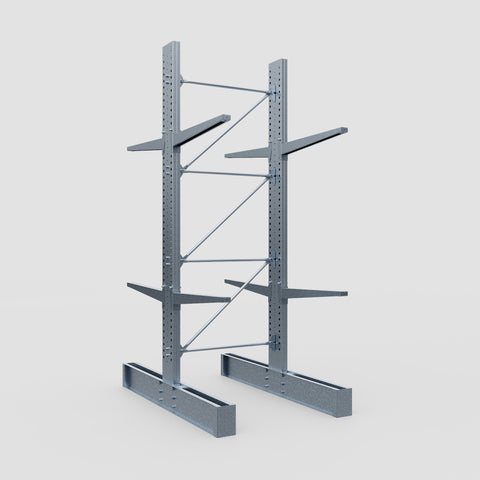 Cantilever Rack - Double Sided - Super Heavy Duty - Hot Dip Galvanized - Full Bay - Height 4267mm