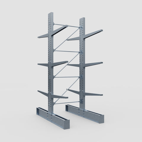 Cantilever Rack - Double Sided - Super Heavy Duty - Hot Dip Galvanized - Full Bay - Height 4267mm