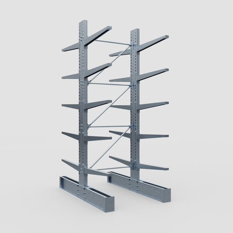 Cantilever Rack - Double Sided - Super Heavy Duty - Hot Dip Galvanized - Full Bay - Height 4267mm