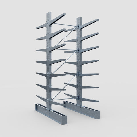 Cantilever Rack - Double Sided - Super Heavy Duty - Hot Dip Galvanized - Full Bay - Height 4267mm