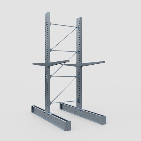 Cantilever Rack - Double Sided - Super Heavy Duty - Hot Dip Galvanized - Full Bay - Height 4267mm