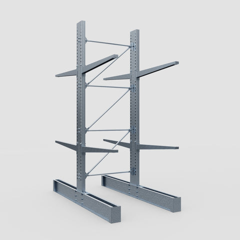 Cantilever Rack - Double Sided - Super Heavy Duty - Hot Dip Galvanized - Full Bay - Height 4267mm