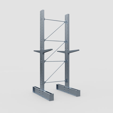 Cantilever Rack - Double Sided - Super Heavy Duty - Hot Dip Galvanized - Full Bay - Height 4267mm