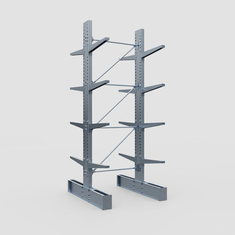 Cantilever Rack - Double Sided - Super Heavy Duty - Hot Dip Galvanized - Full Bay - Height 4267mm