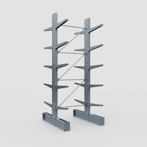 Cantilever Rack - Double Sided - Super Heavy Duty - Hot Dip Galvanized - Full Bay - Height 4267mm