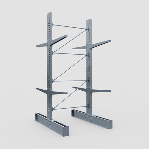 Cantilever Rack - Double Sided - Super Heavy Duty - Hot Dip Galvanized - Full Bay - Height 4267mm