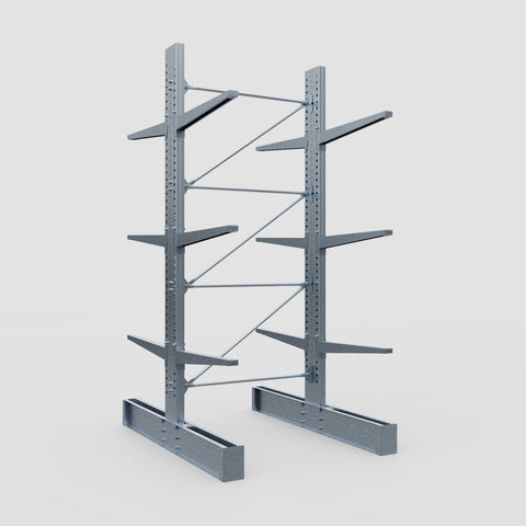 Cantilever Rack - Double Sided - Super Heavy Duty - Hot Dip Galvanized - Full Bay - Height 4267mm