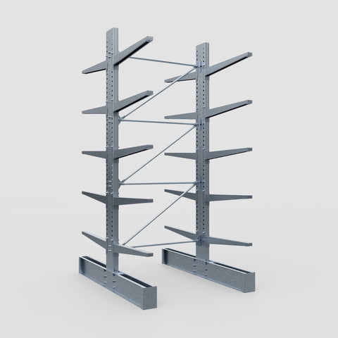 Cantilever Rack - Double Sided - Super Heavy Duty - Hot Dip Galvanized - Full Bay - Height 4267mm