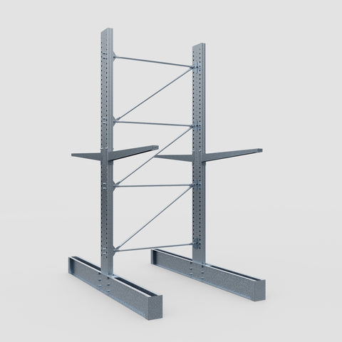 Cantilever Rack - Double Sided - Super Heavy Duty - Hot Dip Galvanized - Full Bay - Height 4267mm
