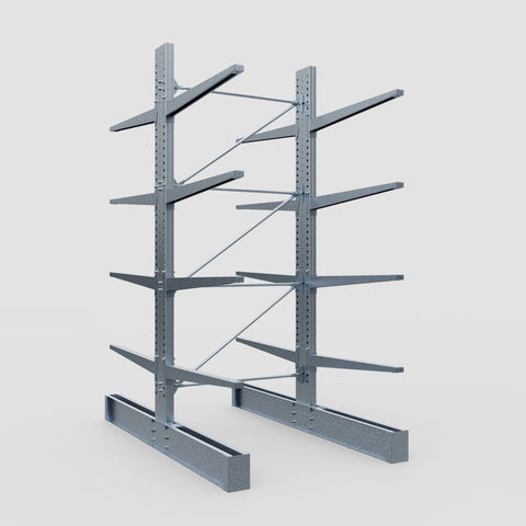 Cantilever Rack - Double Sided - Super Heavy Duty - Hot Dip Galvanized - Full Bay - Height 4267mm