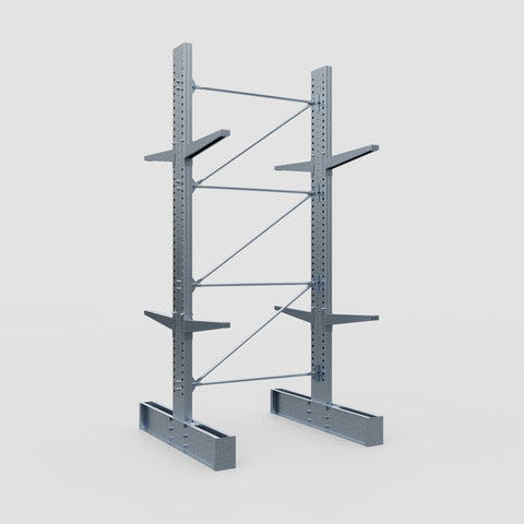 Cantilever Rack - Double Sided - Super Heavy Duty - Hot Dip Galvanized - Full Bay - Height 4267mm