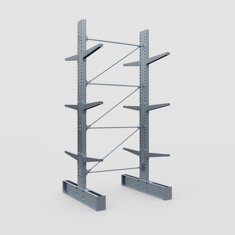 Cantilever Rack - Double Sided - Super Heavy Duty - Hot Dip Galvanized - Full Bay - Height 4267mm