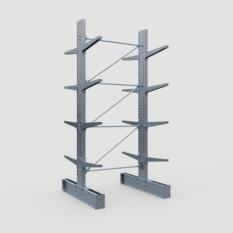 Cantilever Rack - Double Sided - Super Heavy Duty - Hot Dip Galvanized - Full Bay - Height 4267mm