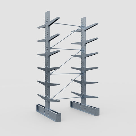Cantilever Rack - Double Sided - Super Heavy Duty - Hot Dip Galvanized - Full Bay - Height 4267mm