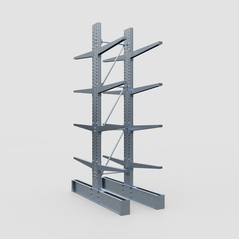 Cantilever Rack - Double Sided - Super Heavy Duty - Hot Dip Galvanized - Full Bay - Height 4267mm