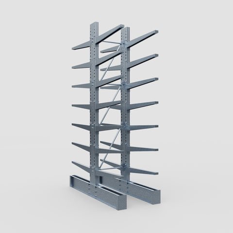 Cantilever Rack - Double Sided - Super Heavy Duty - Hot Dip Galvanized - Full Bay - Height 4267mm