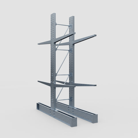Cantilever Rack - Double Sided - Super Heavy Duty - Hot Dip Galvanized - Full Bay - Height 4267mm