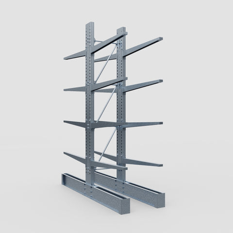 Cantilever Rack - Double Sided - Super Heavy Duty - Hot Dip Galvanized - Full Bay - Height 4267mm
