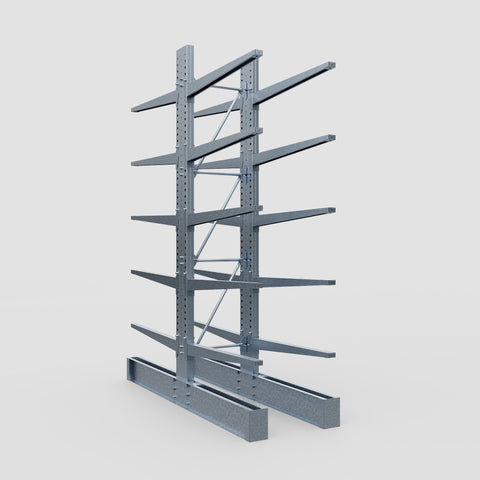 Cantilever Rack - Double Sided - Super Heavy Duty - Hot Dip Galvanized - Full Bay - Height 4267mm
