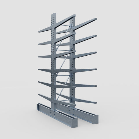 Cantilever Rack - Double Sided - Super Heavy Duty - Hot Dip Galvanized - Full Bay - Height 4267mm