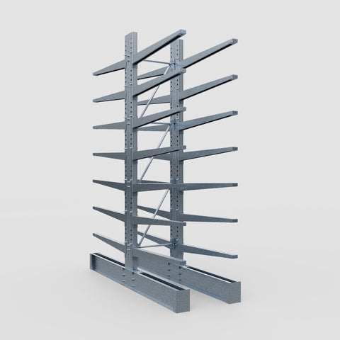 Cantilever Rack - Double Sided - Super Heavy Duty - Hot Dip Galvanized - Full Bay - Height 4267mm