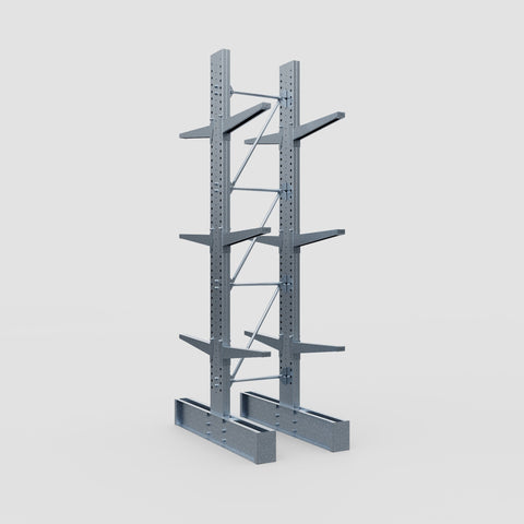 Cantilever Rack - Double Sided - Super Heavy Duty - Hot Dip Galvanized - Full Bay - Height 4267mm