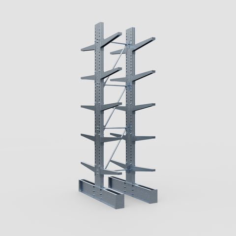 Cantilever Rack - Double Sided - Super Heavy Duty - Hot Dip Galvanized - Full Bay - Height 4267mm