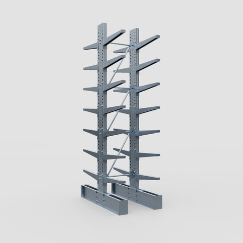 Cantilever Rack - Double Sided - Super Heavy Duty - Hot Dip Galvanized - Full Bay - Height 4267mm