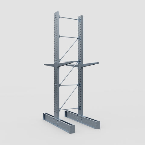 Cantilever Rack - Double Sided - Super Heavy Duty - Hot Dip Galvanized - Full Bay - Height 4877mm
