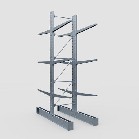 Cantilever Rack - Double Sided - Super Heavy Duty - Hot Dip Galvanized - Full Bay - Height 4877mm