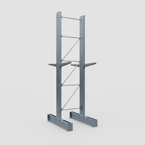 Cantilever Rack - Double Sided - Super Heavy Duty - Hot Dip Galvanized - Full Bay - Height 4877mm