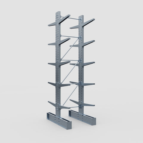 Cantilever Rack - Double Sided - Super Heavy Duty - Hot Dip Galvanized - Full Bay - Height 4877mm