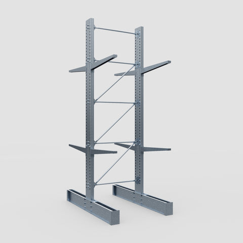 Cantilever Rack - Double Sided - Super Heavy Duty - Hot Dip Galvanized - Full Bay - Height 4877mm
