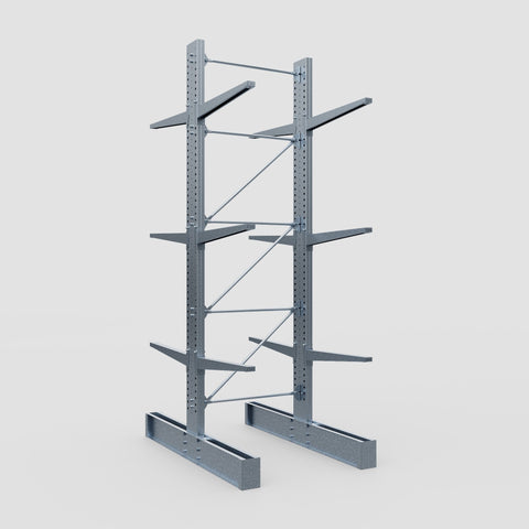Cantilever Rack - Double Sided - Super Heavy Duty - Hot Dip Galvanized - Full Bay - Height 4877mm