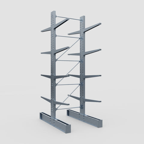 Cantilever Rack - Double Sided - Super Heavy Duty - Hot Dip Galvanized - Full Bay - Height 4877mm