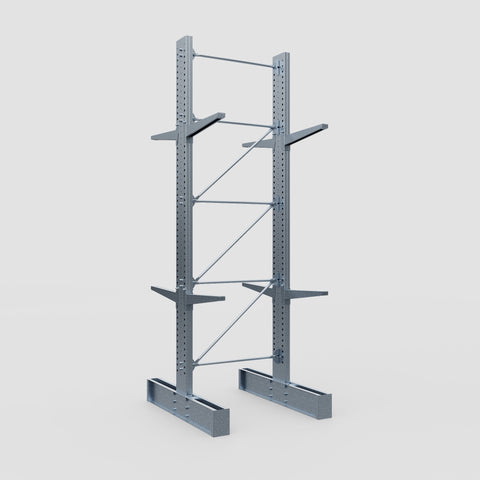 Cantilever Rack - Double Sided - Super Heavy Duty - Hot Dip Galvanized - Full Bay - Height 4877mm