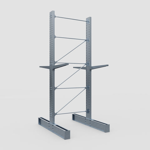 Cantilever Rack - Double Sided - Super Heavy Duty - Hot Dip Galvanized - Full Bay - Height 4877mm