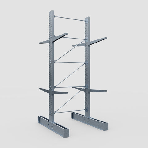 Cantilever Rack - Double Sided - Super Heavy Duty - Hot Dip Galvanized - Full Bay - Height 4877mm