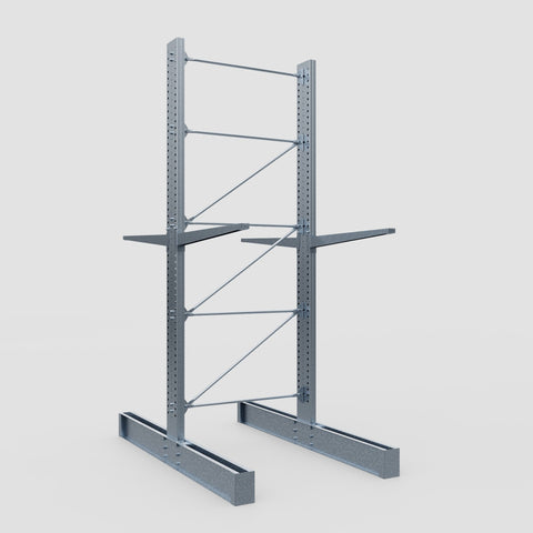 Cantilever Rack - Double Sided - Super Heavy Duty - Hot Dip Galvanized - Full Bay - Height 4877mm