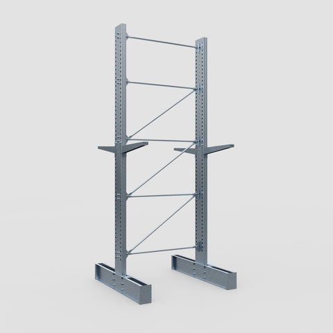 Cantilever Rack - Double Sided - Super Heavy Duty - Hot Dip Galvanized - Full Bay - Height 4877mm