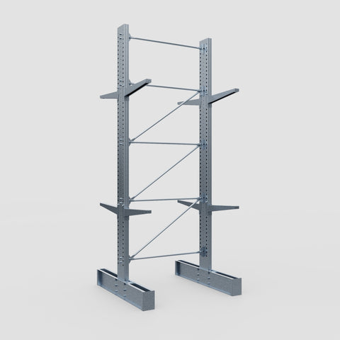 Cantilever Rack - Double Sided - Super Heavy Duty - Hot Dip Galvanized - Full Bay - Height 4877mm