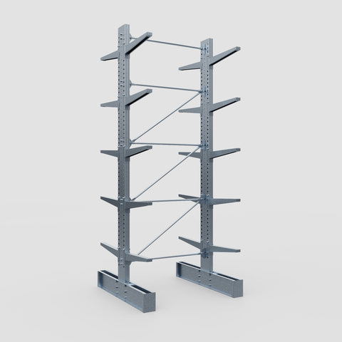 Cantilever Rack - Double Sided - Super Heavy Duty - Hot Dip Galvanized - Full Bay - Height 4877mm