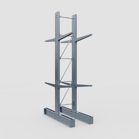 Cantilever Rack - Double Sided - Super Heavy Duty - Hot Dip Galvanized - Full Bay - Height 4877mm